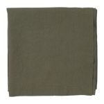 Coté Table Serviettes de table Nappes, Sets de table BASIC - Couleur 170x170 cm - Taille Kaki