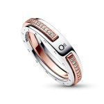 Pandora Anneau Signature et Pavé Bimatière Signature