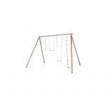 Trigano Balan&ccedil;oire en bois 4 agr&egrave;s ado/adultes - mod&egrave;le OLIVER - Balan&ccedil;oire seule