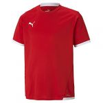 Puma T-shirt Manche Courte Teamliga 9-10 Years Redma Black