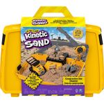Spin Master Kinetic Sand Bac à Sable Pliable avec véhicule et 907 g de Sable cinétique pour Enfants à partir de 3 Ans