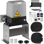 VEVOR Ouvre-porte coulissant automatique opérateur d'allée 1500 kg​ capteur infrarouge portée de télécommande 70 m​ pour portail maison