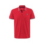 FILA Piro Polo Hommes - Rouge, Blanc