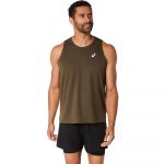 Asics Core Maillot De Course Hommes - Marron, Taille L
