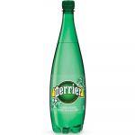 Vittel Eau minérale naturelle gazeuse Perrier - Lot de 6 bouteille de 1 L