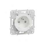 Schneider Electric Odace - prise affleurante + usb c10.5w - blanc