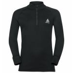 Odlo ACTIVE WARM ECO KIDS BL TOP TURTLE NECK L/S HALF ZIP BLACK 21 [Taille 140]
