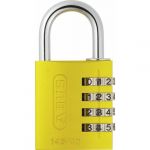 Abus Cadenas cod&eacute;e en aluminium jaune 145 40