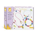Janod Kit Créatif - 3 Bijoux Arc-en-Ciel à Créer - Les Ateliers Bijoux - Loisir Créatif Enfant - Dès 6 Ans