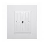 Tresice France Grille r&eacute;glable alum 0.8 blanc 170x130mm