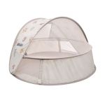 Beaba Tente de Plage, Tente anti UV Bébé 2 en 1, 0-24Mois, Protection Solaire Maximale UPF50+, UV filtrés, Ventillation 360°, Moustiquaires, Spacieuse, Système Pop-UP, Sac Transport, BreezyNest