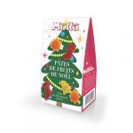 Motta P&acirc;tes de fruits Les D&eacute;cors de No&euml;l - Poires griottes orange sanguine - Bo&icirc;te 180g