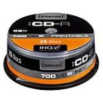 Intenso 1801124 - 25 x CD-R 700 Mo 52x Cake box