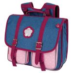 Kickers Cartable Girl 38 CM Bleu Jean - Haut de gamme