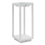 Lumisky Lanterne solaire en aluminium HYDRA blanc aluminium H34cm