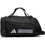 Adidas Essentials 3-Stripes Duffel Bag, Sac Unisex, Black/White, 51.5L