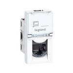 Legrand Prise RJ45 Cat. 6 STP Mosaic Blindage m&eacute;tal 1 module blanc LCS&sup2;