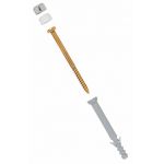 Fischer Jeu de fixation WC et bidet cheville longue vis Ø 6 x 80
