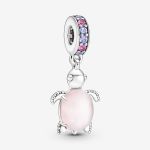 Pandora Charm Pendant Murano Tortue de Mer Rose