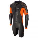 Zone3 Versa Swimrun Wetsuit Men, black/orange/gun metal S Combinaisons néoprènes