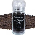 Khla - Poivre Noir de Kampot Certifi&eacute; Bio 45 g - Moulin Rechargeable - Poivre en Grain - Grand Cru, Rare & D&eacute;licat - Ingr&eacute;dient Cuisine &Eacute;pice - Production Limit&eacute;e - Origine Cambodge&hellip;