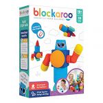 Blockaroo Blocs de Construction magn&eacute;tiques, Jeu &eacute;ducatif pour Les Enfants, Jeu Aquatique &eacute;ducatif pour des constructions cr&eacute;atives, id&eacute;al pour la Baignoire, bo&icirc;te de Robot avec 10 Blocs