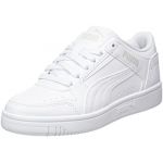 Puma Rebound Joy Lo Jr, Basket, White White-Gray Violet, 36 EU