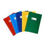 Favorit Lot de 10 protège-cahiers A4 avec étiquette, multicolore