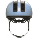 Abus Casque Urban HUD-Y - lumi&egrave;re LED arri&egrave;re magn&eacute;tique et rechargeable & fermeture magn&eacute;tique - casque de v&eacute;lo cool pour tous les jours - pour femmes et hommes - bleu, taille M