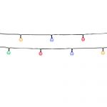 Lumijardin Guirlande globe multicolore Plastique Multicolore 5.8M