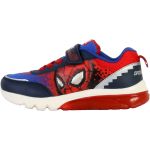 Geox J Ciberdron Boy F Basket, Bleu Marine/Rouge, 34 EU