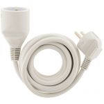 Prolongateur 16A 2P+T HO5VVF 3G1,5mm² Blanc 10m - ZENITECH