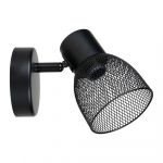 Ostaria Spot Phenix en métal grillage noir Noir