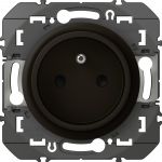 Legrand Prise de courant 2P+T composable faible profondeur Dooxie - Noir