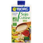 Bjorg Soja cuisine bio, préparation culinaire à base de soja stérilisée UHT - La brique de 250ml