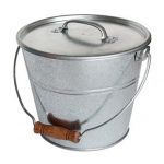Guillouard Seau avec couvercle pour cendres granulés ou compost
