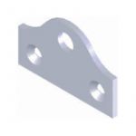Monin Moraillon à plat percé 60 x 37 mm moraillon à plat percé 60 x 37 mm 1 pièce(s)