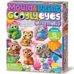 4M - Kidz Labs Crea KIT DE MOULAGE: ANIMAUX YEUX RIGOLOS