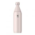 Stanley All Day Slim Gourde Isotherme 0.6L - Froid Pendant 6 Heures - Glac&eacute; Pendant 11 Heures - Acier I xydable Recycl&eacute; Sans BPA - &Eacute;tanche - Bouteille Isotherme Compacte - Rose Quartz