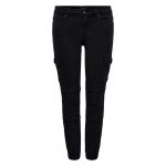 Only Pantalon Cargo Missouri Regular &Agrave; Cheville Life Cargo 34 Black / Wash Black Washed