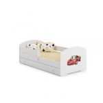 Lit enfant LUK BAR+SZU 160x80 auto tiroir de rangement avec matelas