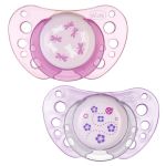 Chicco 2 sucettes Physio Air silicone rose 0-6 mois