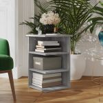 VidaXL Armoire lat&eacute;rale Sonoma gris 35x35x55 cm Bois d'ing&eacute;nierie