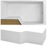 Jacob Delafon Pack baignoire bain douche 150 x 80 Neo version droite + tablier