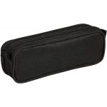 Clairefontaine Trousse rectangulaire 2 compartiments 23 x 7 x 8 cm noir