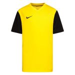 Nike Unisex Kids Jersey Y NK DF Tiempo Prem II JSY SS, Tour Yellow/Black/Black, DH8389-719, S