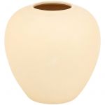 Vase boule Rily C&eacute;ramique Beige