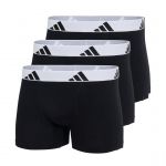 Eminence Lot de 3 boxers homme Active Flex Cotton Adidasport multicolore en coton