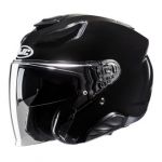 HJC Casque jet F31 Uni noir métal- XS