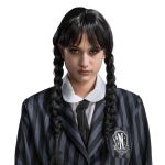 Chaks PERRUQUE MERCREDI ADDAMS TRESSES NOIRES FEMME - Accessoire de déguisement - Cosplay pour - Thême(s) :
